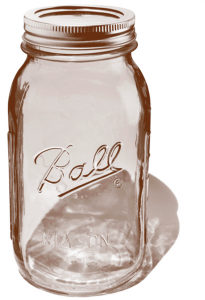  bocal  simple  mason jar